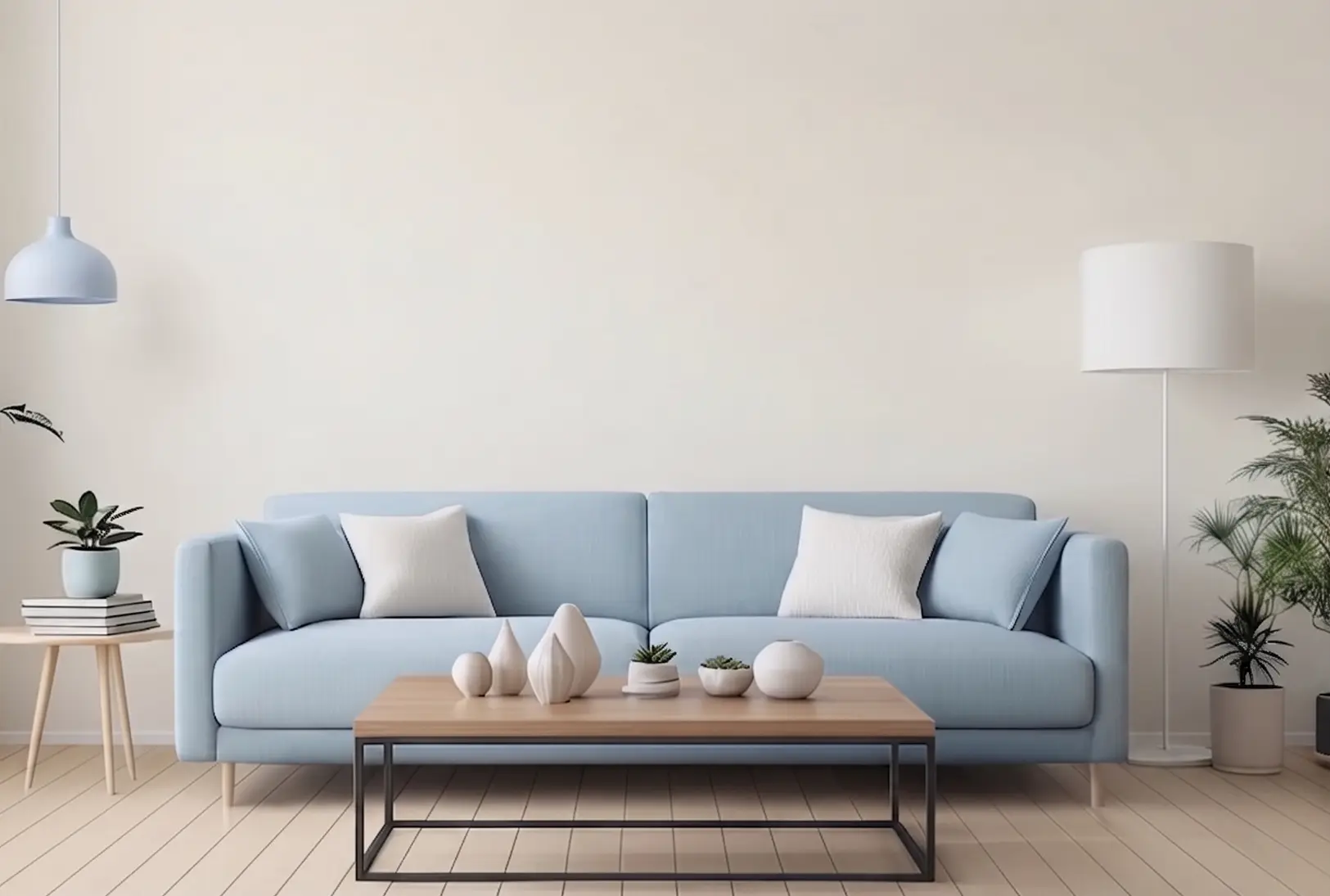 Minimalist modern sofa in a contemporary living space showcasing the featured collection
